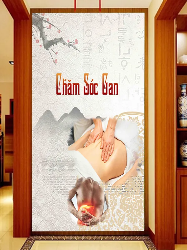 Tranh dán tường Spa-Dưỡng sinh đông y mới nhất tháng 3 năm 2024