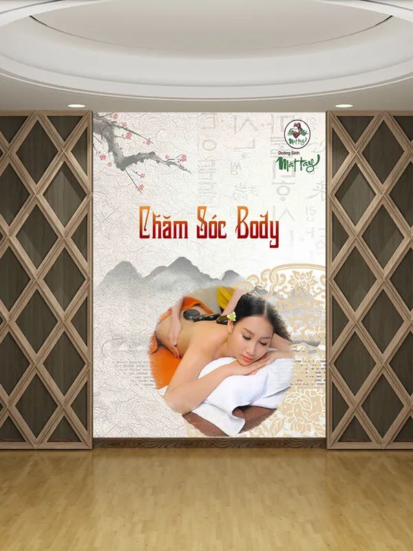 Tranh dán tường Spa-Dưỡng sinh đông y mới nhất tháng 3 năm 2024