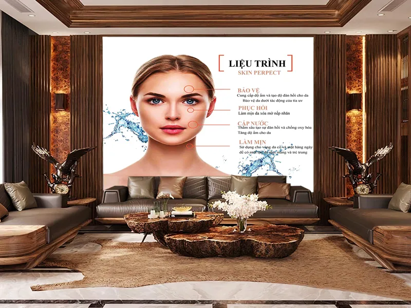 Tranh dán tường Spa-Dưỡng sinh đông y mới nhất tháng 3 năm 2024