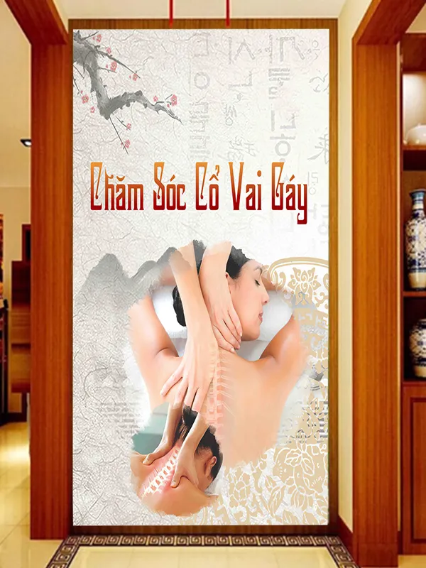 Tranh dán tường Spa-Dưỡng sinh đông y mới nhất tháng 3 năm 2024