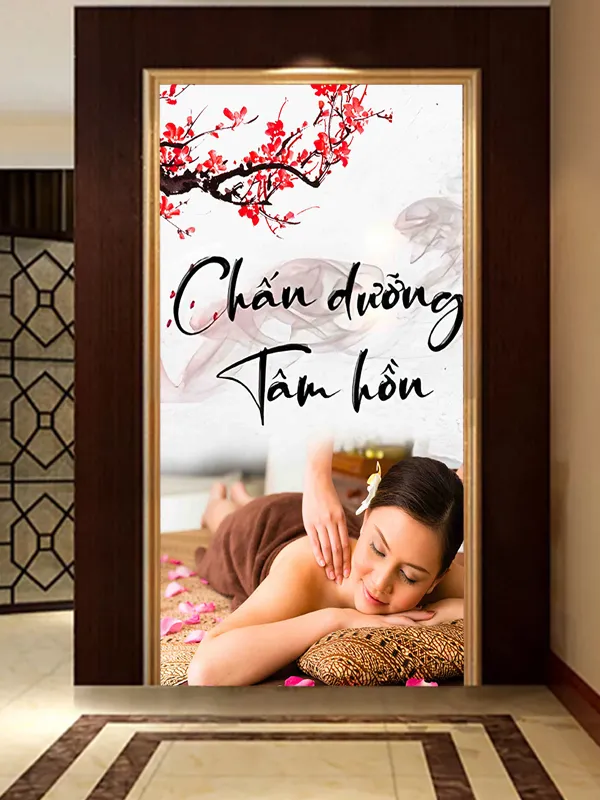 Tranh dán tường Spa-Dưỡng sinh đông y mới nhất tháng 3 năm 2024