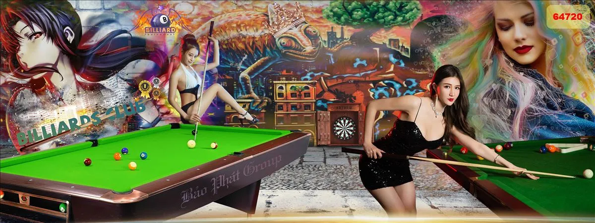 Bộ sưu tập tranh dán tường quán bida(Billiards) mới nhất 2024 -phần 1