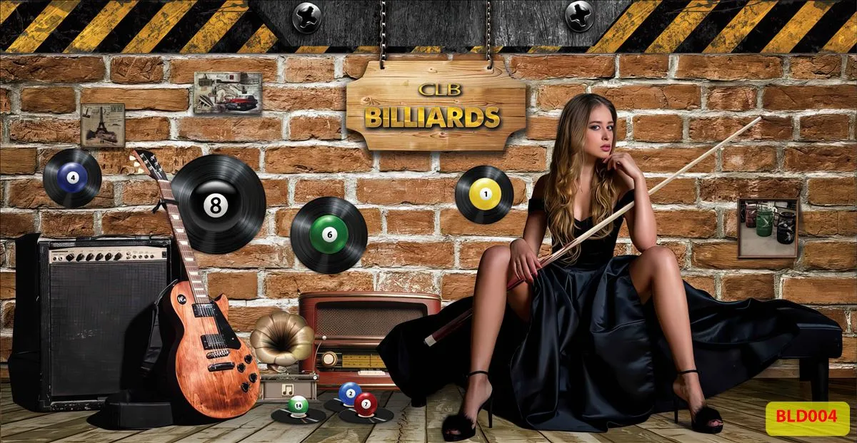 Bộ sưu tập tranh dán tường quán bida(Billiards) mới nhất 2024 -phần 2