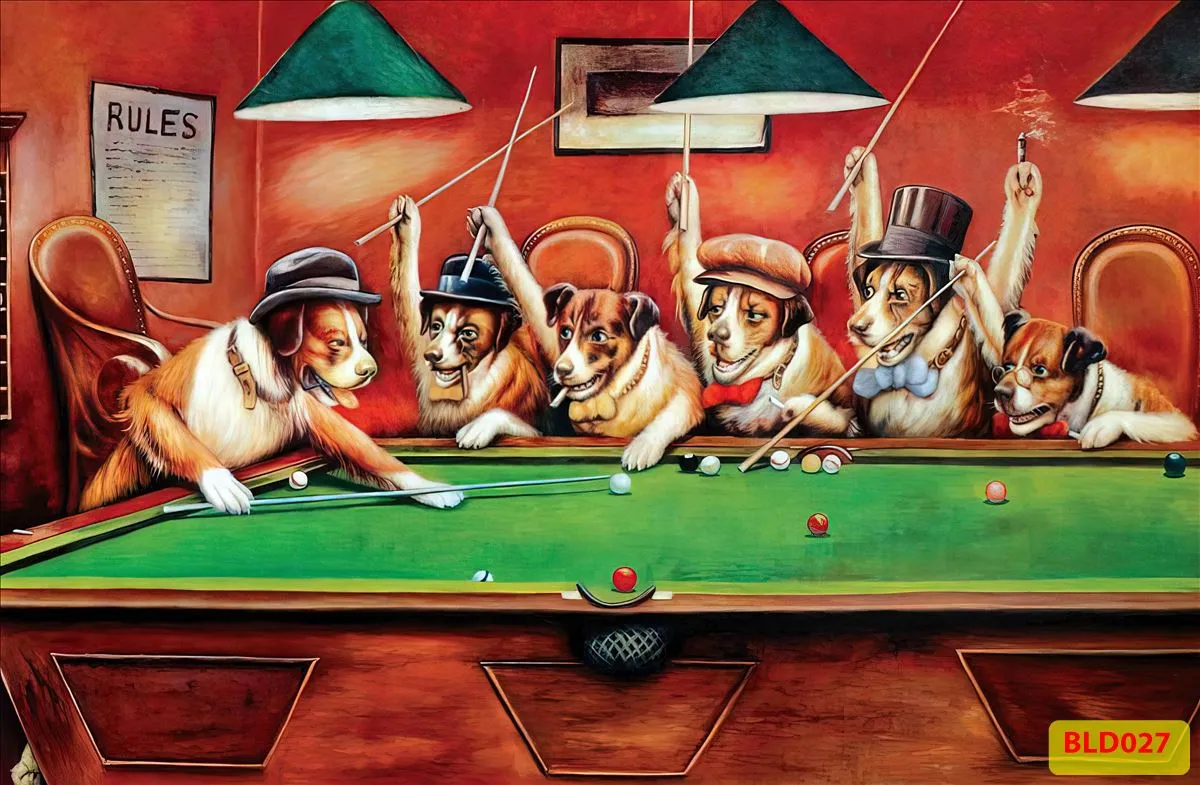 Bộ sưu tập tranh dán tường quán bida(Billiards) mới nhất 2024 -phần 2