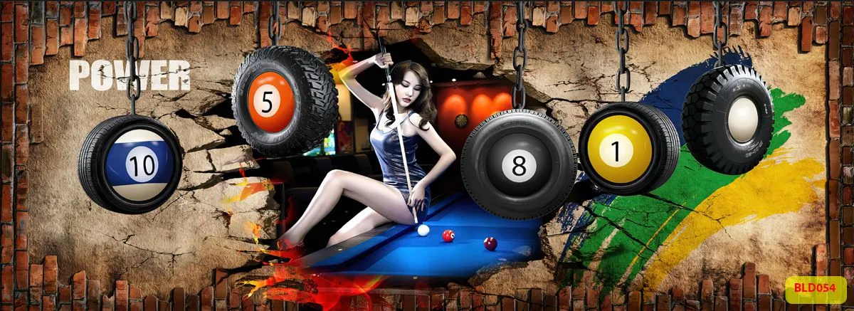 Bộ sưu tập tranh dán tường quán bida(Billiards) mới nhất 2024 -phần 2