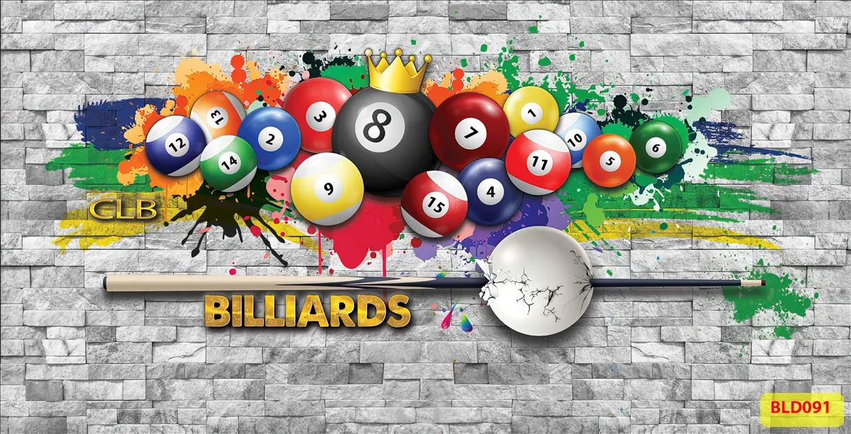 Bộ sưu tập tranh dán tường quán bida(Billiards) mới nhất 2024 -phần 2