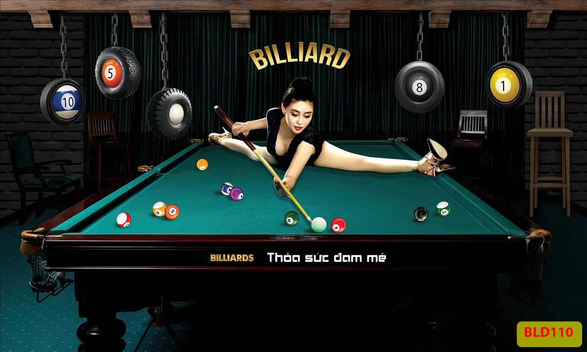 Bộ sưu tập tranh dán tường quán bida(Billiards) mới nhất 2024 -phần 2