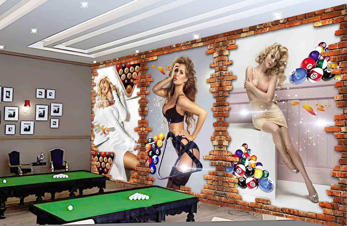 Bộ sưu tập tranh dán tường quán bida(Billiards) mới nhất 2024 -phần 2