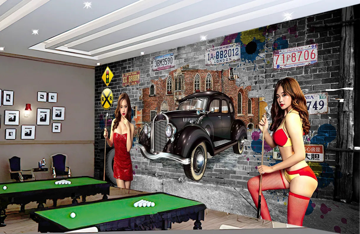 Bộ sưu tập tranh dán tường quán bida(Billiards) mới nhất 2024 -phần 2