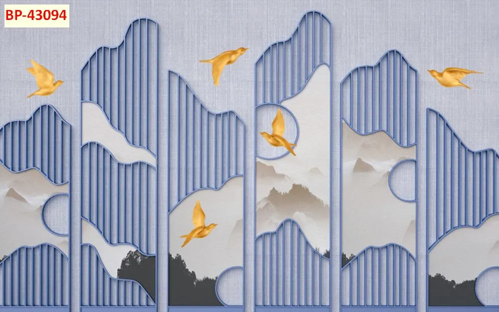 Mẫu tranh lam sóng 2026 đẹp phần 1