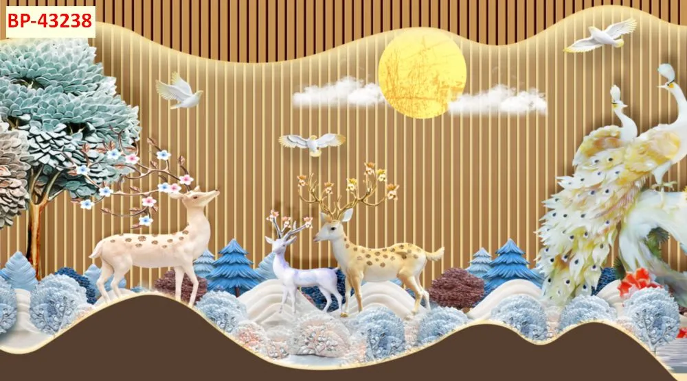 Mẫu tranh lam sóng 2026 đẹp phần 1