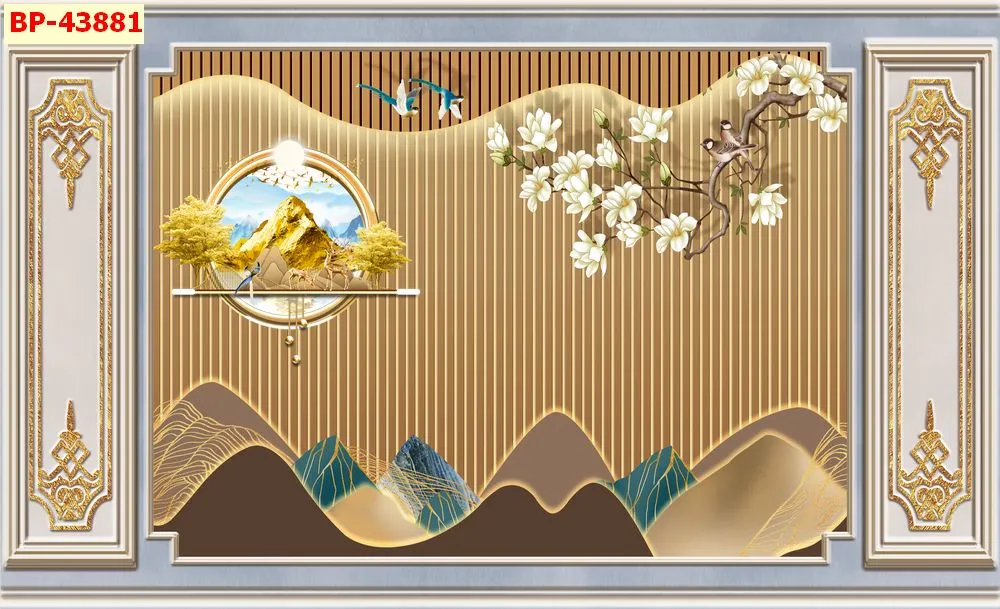 Mẫu tranh lam sóng 2026 đẹp phần 1