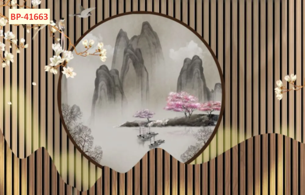 Mẫu tranh lam sóng 2026 đẹp phần 1