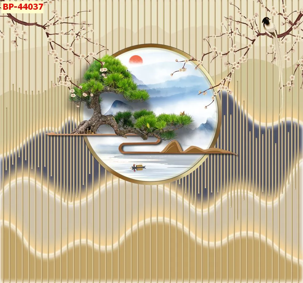 Mẫu tranh lam sóng 2026 đẹp phần 1