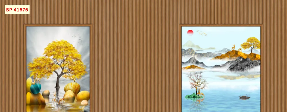 Mẫu tranh lam sóng 2026 đẹp phần 1