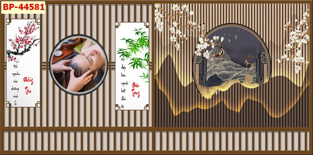 Mẫu tranh lam sóng 2026 đẹp phần 1