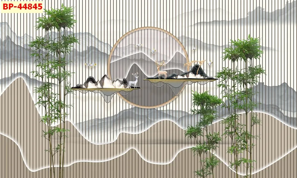 Mẫu tranh lam sóng 2026 đẹp phần 1