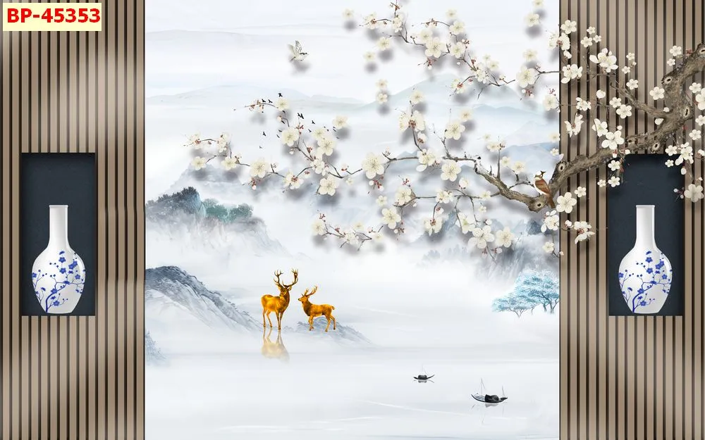 Mẫu tranh lam sóng 2026 đẹp phần 1