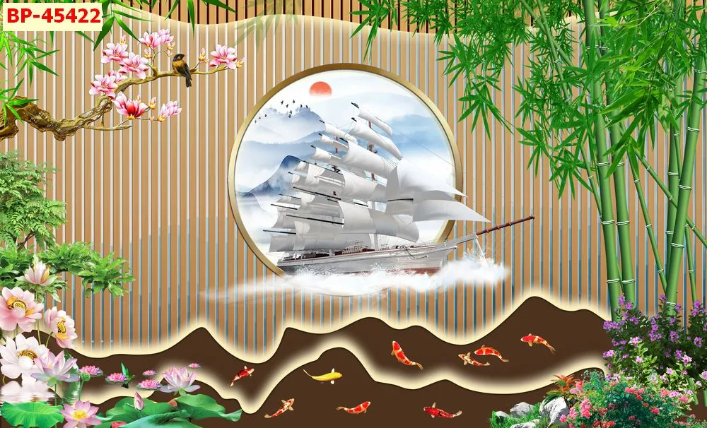 Mẫu tranh lam sóng 2026 đẹp phần 1