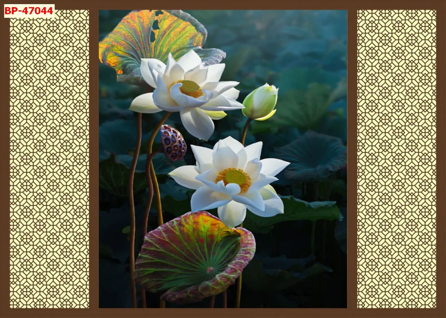 Mẫu tranh lam sóng 2026 đẹp phần 1