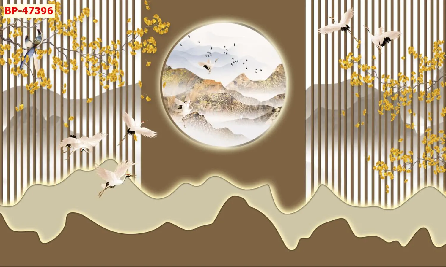 Mẫu tranh lam sóng 2026 đẹp phần 1