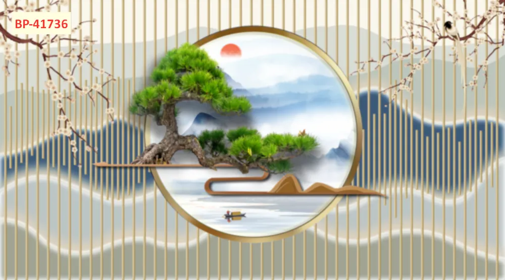 Mẫu tranh lam sóng 2026 đẹp phần 1