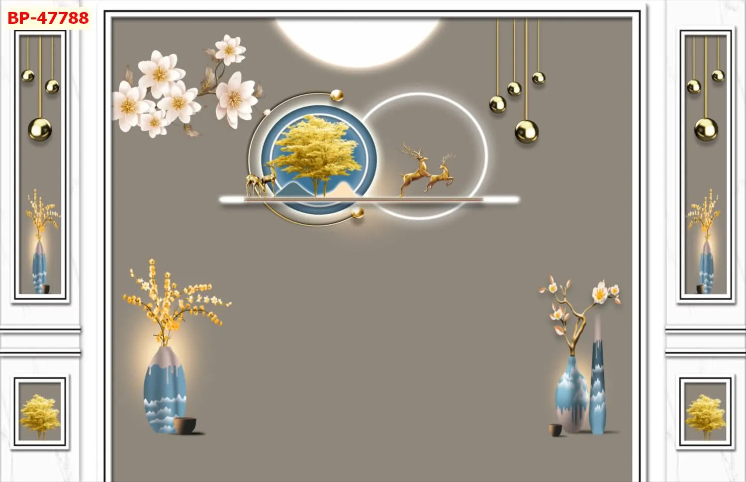 Mẫu tranh lam sóng 2026 đẹp phần 1