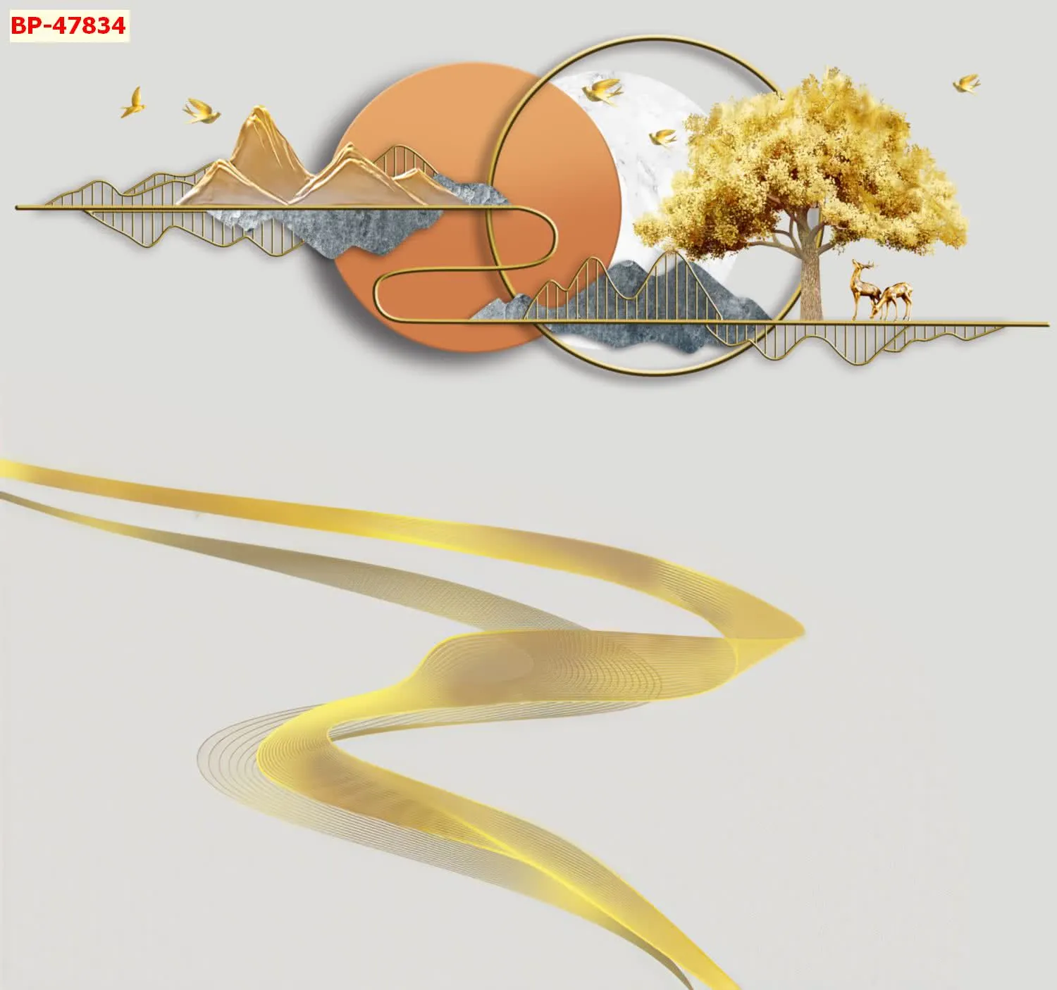 Mẫu tranh lam sóng 2026 đẹp phần 1