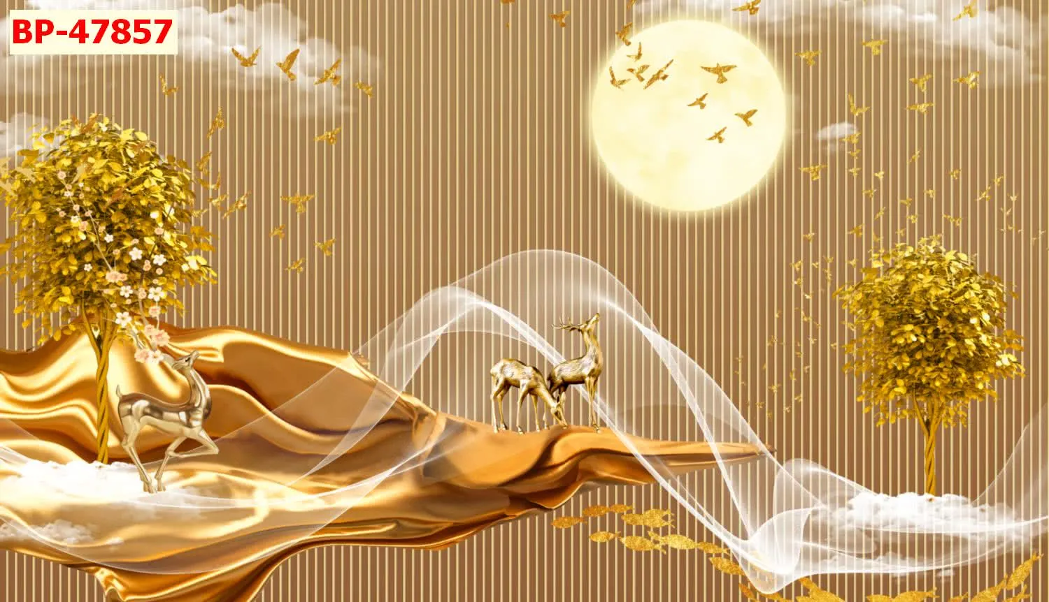 Mẫu tranh lam sóng 2026 đẹp phần 1