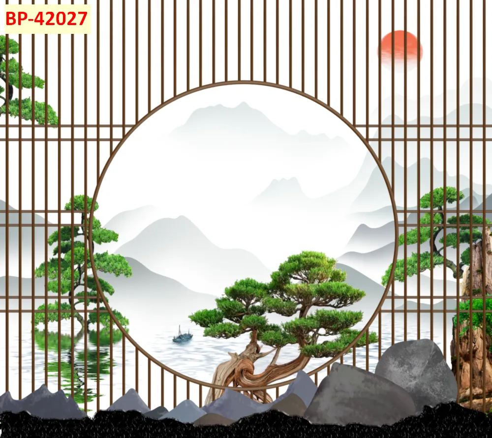 Mẫu tranh lam sóng 2026 đẹp phần 1