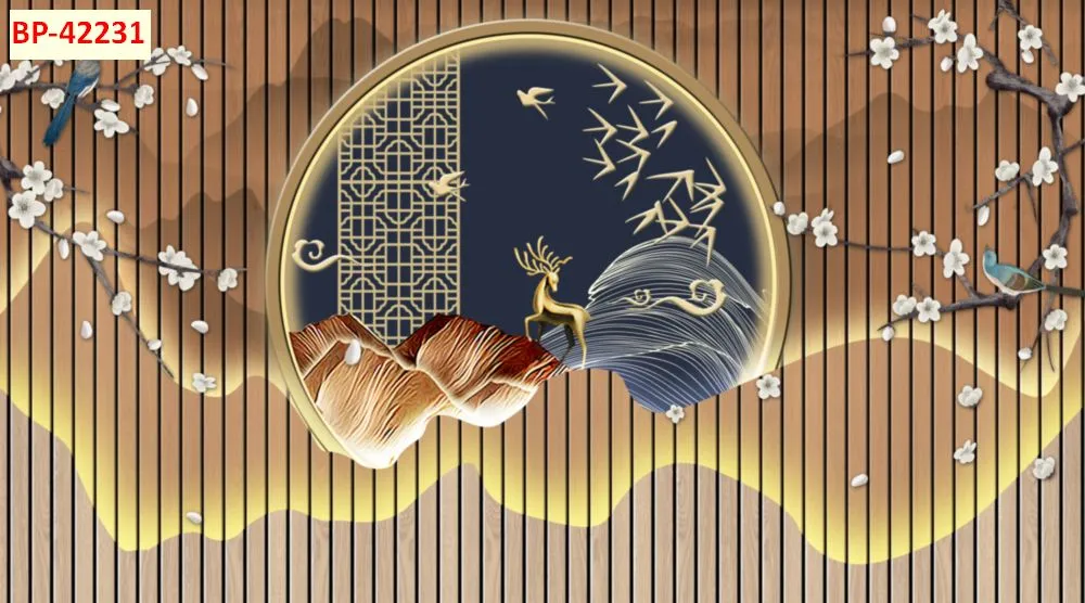 Mẫu tranh lam sóng 2026 đẹp phần 1