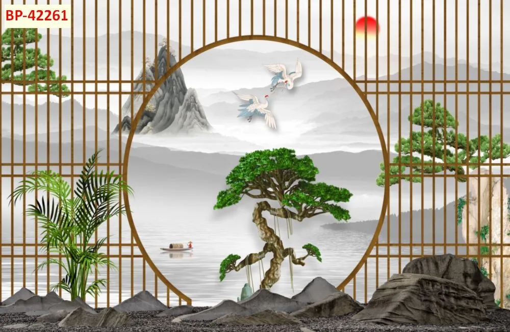 Mẫu tranh lam sóng 2026 đẹp phần 1