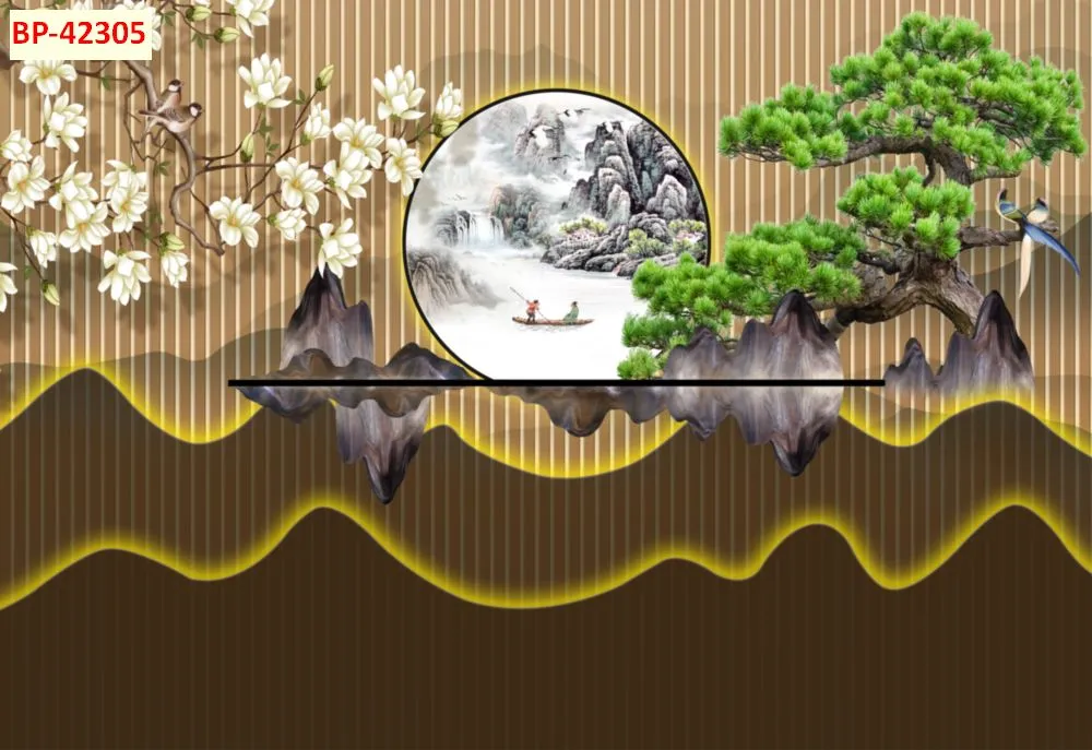 Mẫu tranh lam sóng 2026 đẹp phần 1